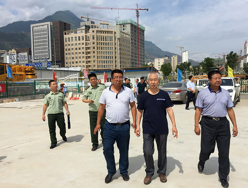 省安委會督查組檢查階州廣場安全生產(chǎn)建設(shè)