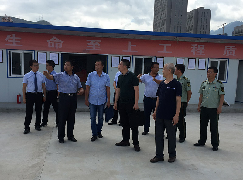 省安委會督查組檢查階州廣場安全生產(chǎn)建設(shè)