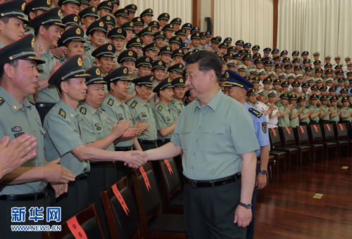 習(xí)近平在接見駐浙部隊領(lǐng)導(dǎo)干部時強調(diào)