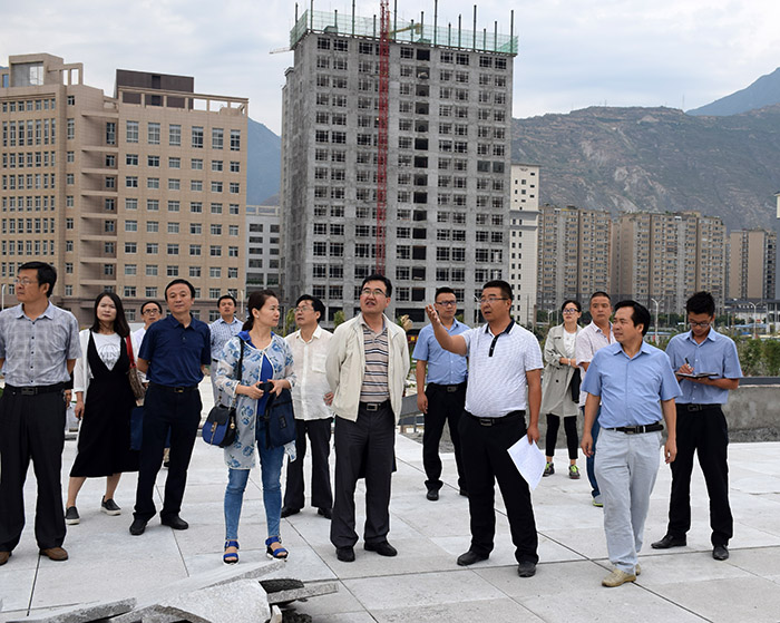 省、市聯(lián)合工作組蒞臨階州廣場檢查指導工作